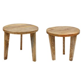 47th & Main DMR074 Wooden Tables - Set of 2