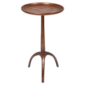 47th & Main DMR079 Brass Finish Accent Table
