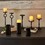 47th & Main DMR085 Black Metal Candle Holder - Small