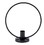 47th & Main DMR091 Black Halo Candle Holder - Small