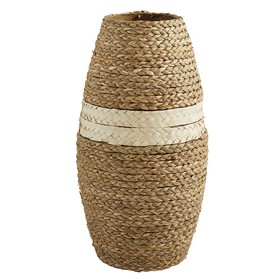 47th & Main DMR234 Woven Natural Seagrass Vase