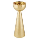 47th & Main Gold Pillar Candle Holders