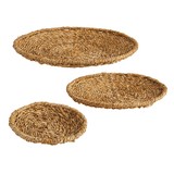 47th & Main DMR303 Seagrass Flat Tray - Set of 3