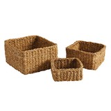 47th & Main DMR312 Seagrass Square Storage - Set of 3