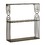 47th & Main DMR313 Black Curvy Wall Shelf