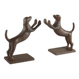 47th & Main DMR337 Cast Iron Dog Bookends - Set of 2