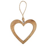 47th & Main DMR410 Wood Hanging Outlined Heart