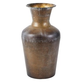 47th & Main DMR451 Brown Metal Hydria Vase