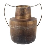 47th & Main DMR452 Brown Metal Vase with Handles