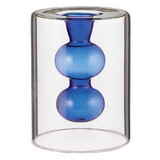 47th & Main DMR459 Cobalt Glass Candleholder