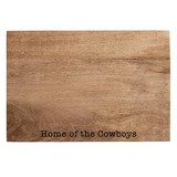 47th & Main DMR581 Home of the Cowboys Cutting Board