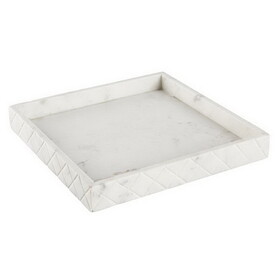 47th & Main DMR601 Etched Marble Votive Tray