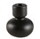47th & Main DMR624 Black Round Taper Candleholder - Small