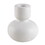 47th & Main DMR626 White Round Taper Candleholder - Small