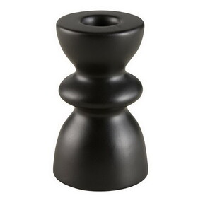 47th & Main DMR628 Black Tiered Taper Candleholder
