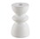 47th & Main DMR629 White Tiered Taper Candleholder
