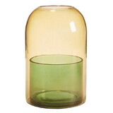 47th & Main DMR763 Amber/Green Candle Cloche
