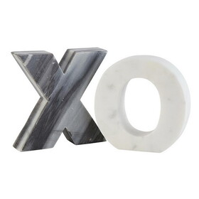 47th & Main DMR862 &quot;Xo&quot; Marble Bookends