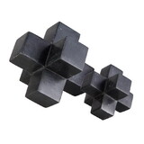 47th & Main DMR866 Black Puzzle Decor - Set of 2