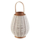 47th & Main White Lantern - Small