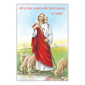 Alfred Mainzer E71787 For a Dear Sister in the Lord's Service at Easter Card