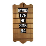 Robert Smith Wall Mount Hymn Board