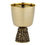 Sudbury F1020 Last Supper Chalice with Bowl Paten Set high polished brass with antique bass