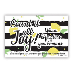Christian Brands F1268 Pass It On Cards - Count It All Joy