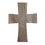 Faithworks F1542 Paulownia Wood Standing Cross - Large - Grey Finish