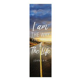 Celebration Banners F1762 Foundation Series Banner - I Am the Way, the Truth and the Life