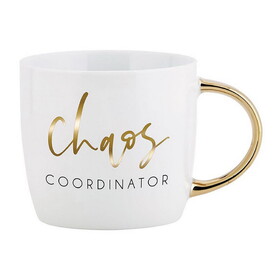 Sippin' Pretty F2728 Gold Handle Mug - Chaos Coordinator