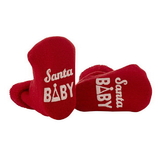 Stephan Baby F2974 Socks - Santa Baby, 3-12 Months