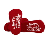 Stephan Baby F2984 Socks - Baby It'S Cold Outside, 3-12 Months