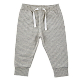 Stephan Baby F2999 Pants - Cream/Grey Stripe, 0-6 Months