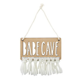 Stephan Baby F3037 Wood Sign - Babe Cave