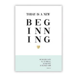 Christian Brands F3442 Large Poster - Today is a New Beginning