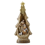 Christian Brands F3471 Rejoice Nativity Tree Figurine