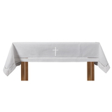 RJ Toomey F3567 Eyelet Edged with Embroidered Cross Altar Frontal