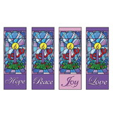 Celebration Banners F3639 Celebrate Advent X-Stand Banners - Set of 4