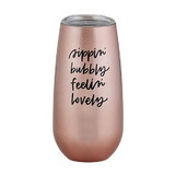 Christian Brands F3907 Champagne Tumbler - Sippin' Bubbly Feelin' Lovely