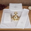 RJ Toomey F3990 Lace Trim Embroidered Cross Altar Linen - 4/set