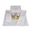 RJ Toomey F3990 Lace Trim Embroidered Cross Altar Linen - 4/set