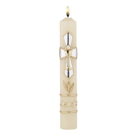 Will & Baumer Will & Baumer Cross First Communion Candle