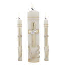 Will & Baumer F4136 Ornate Cross Wedding Candle Unity Set