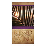 Celebration Banners F4921 3' x 5' Easter Series Banner - Blessed is the King