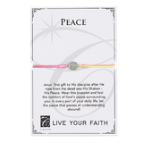 Creed F4986 Live Your Faith - Peace Bracelet - Multi