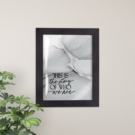 Faithworks FAW0026 This Is The Story Of Who We Are Acrylic Sign