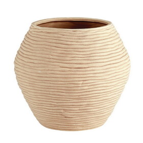 47th & Main Textured Round Vase