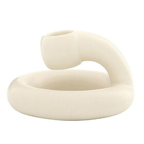 47th & Main FMR144 White Cobra Candleholder