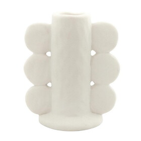 47th & Main FMR145 White Minimalist Taper Candleholder